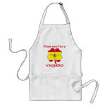 Personalized Spanish Kiss Me I'm Vaquero aprons