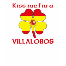 Personalized Spanish Kiss Me I'm Villalobos t-shirts