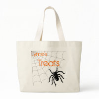 Personalized Spider Halloween Treat Bag