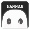 Personalized Spooky Ghost Halloween Sticker sticker