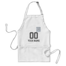 Personalized Sport Team Jersey Apron