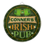 Personalized St. Patrick's Irish Pub Dart Board
