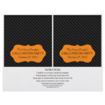 Personalized Standard Halloween Candy Bar Wrappers Letterhead Design