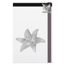 Personalized Stationery B/W by wizardmarilyn Personalized Stationery B/W
