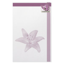 Personalized Stationery mauve by wizardmarilyn Personalized Stationery mauve