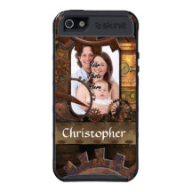 Personalized steampunk machinery iPhone 5 cases