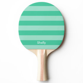 Personalized striped table tennis ping pong paddle