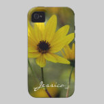 Personalized Sunflower Case-Mate Tough™ iPhone 4 C casemate cases