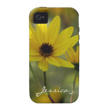 Personalized Sunflower Case-Mate Tough™ iPhone 4 C Case For The iPhone 4