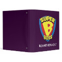 Personalized Super Boss binders