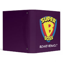 Personalized Super Boss binders