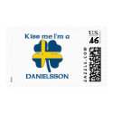 Personalized Swedish Kiss Me I'm Danielsson postage