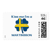 Personalized Swedish Kiss Me I'm Martinsson postage
