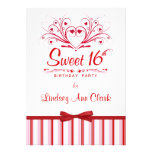 Personalized Sweet 16 Birthday Party Invitations