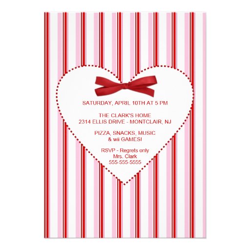 Personalized Sweet 16 Birthday Party Invitations