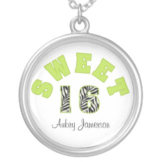 Personalized Sweet 16 Necklace necklace