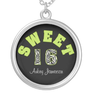 Personalized Sweet 16 Necklace necklace