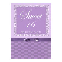 Personalized Sweet 16 Party Invitation