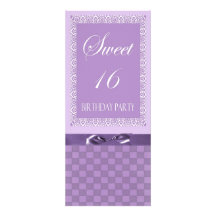 Personalized Sweet 16 Party Invitation