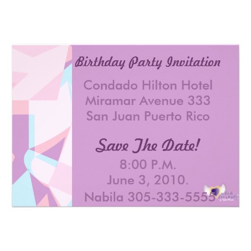 Personalized Sweet Sixteen Invitartion-Customize Custom Announcement