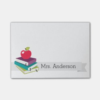 Personalized Teacher Books Apple Notes Post-it® Notes