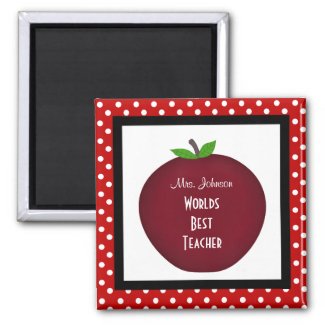 Personalized Teacher Magnet magnet