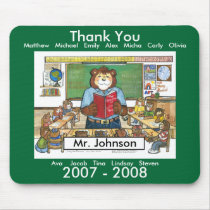 Personalized Teacher Mousepad by ZachBear Personalized Teacher Mousepad