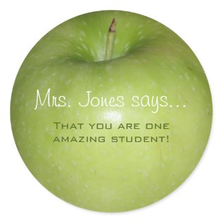 Personalized Teacher Stickers sticker