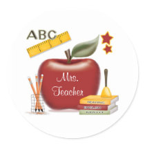 Personalized Teacher Stickers