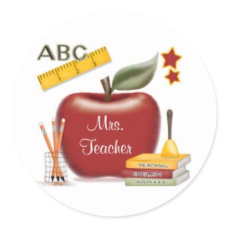 Personalized Teacher Stickers