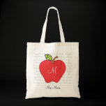 Personalized Teacher Tote Bag