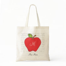 Personalized Teacher Tote Bag
