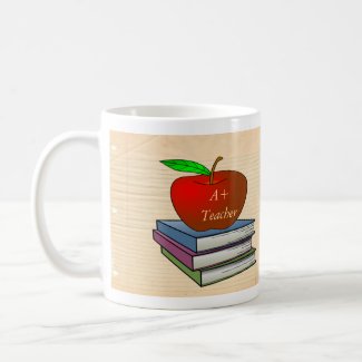 Personalized Teacher's Apple Mug