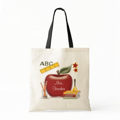 Personalized Teacher's Bag by mybabybundles