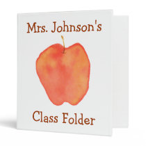 Personalized Teaching Folder binders