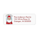 Personalized Team Santa Address Labels