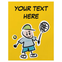 Personalized tennis flyer for tournaments