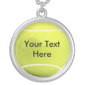 Personalized Tennis Pendant & Chain necklace