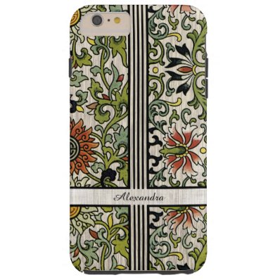 Personalized Texture Background Damask Tough iPhone 6 Plus Case