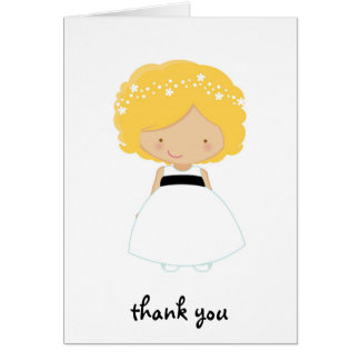 Flower Girl Thank You Cards | Zazzle