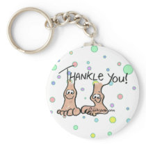 Personalized Thank You Gift Keychains