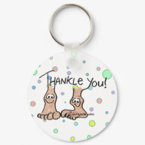 Personalized Thank You Gift Keychains