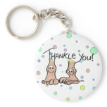 Personalized Thank You Gift Keychains
