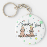 Personalized Thank You Gift Keychains