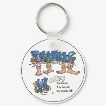 Personalized Thank You Keychain