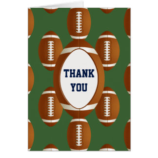Sports Theme Thank You Note Cards | Zazzle