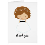 Personalized Thanks For Being Our Flower Girl Card