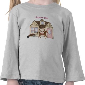 Personalized The Pretty Ponies House Horse Shirt