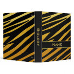 Personalized Tiger School Binder