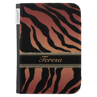 Personalized Tiger Skins Kindle Case
